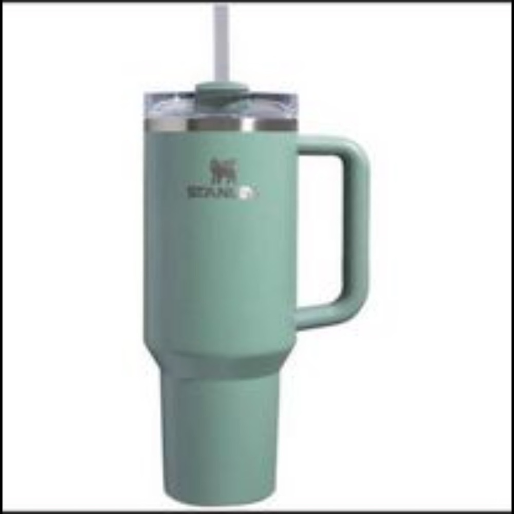 Sage 40oz Stanley tumbler in perfect condition!
